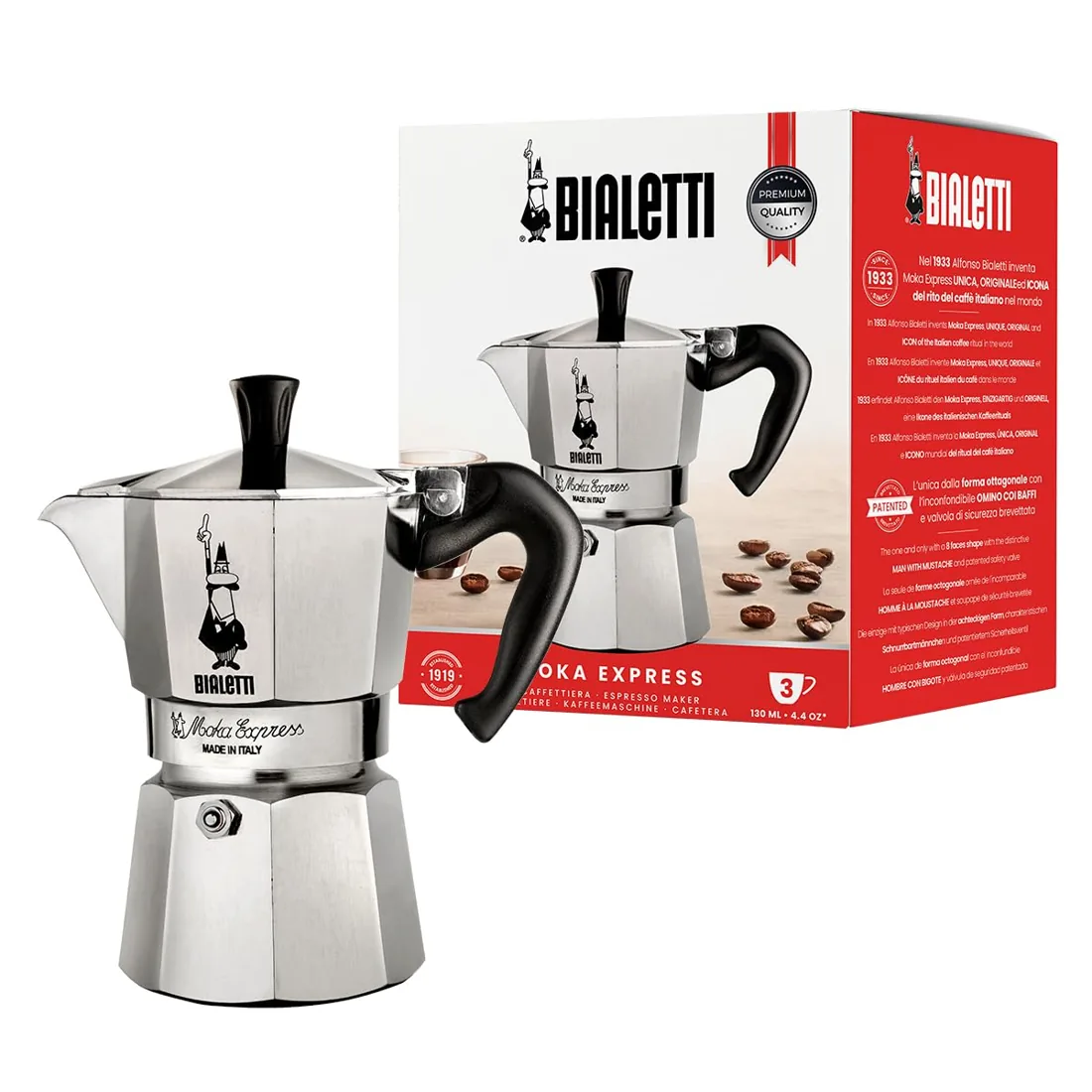 Bialetti Moka Express 3 tazas